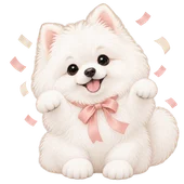 니니 開心舉起小爪，慶祝學習進步