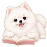 니니 趴在書前陪你學習